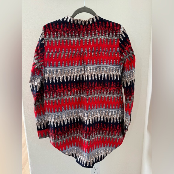 ZURI Women’s Red AC/DC Cotton Tunic Sz Med - Picture 6 of 9